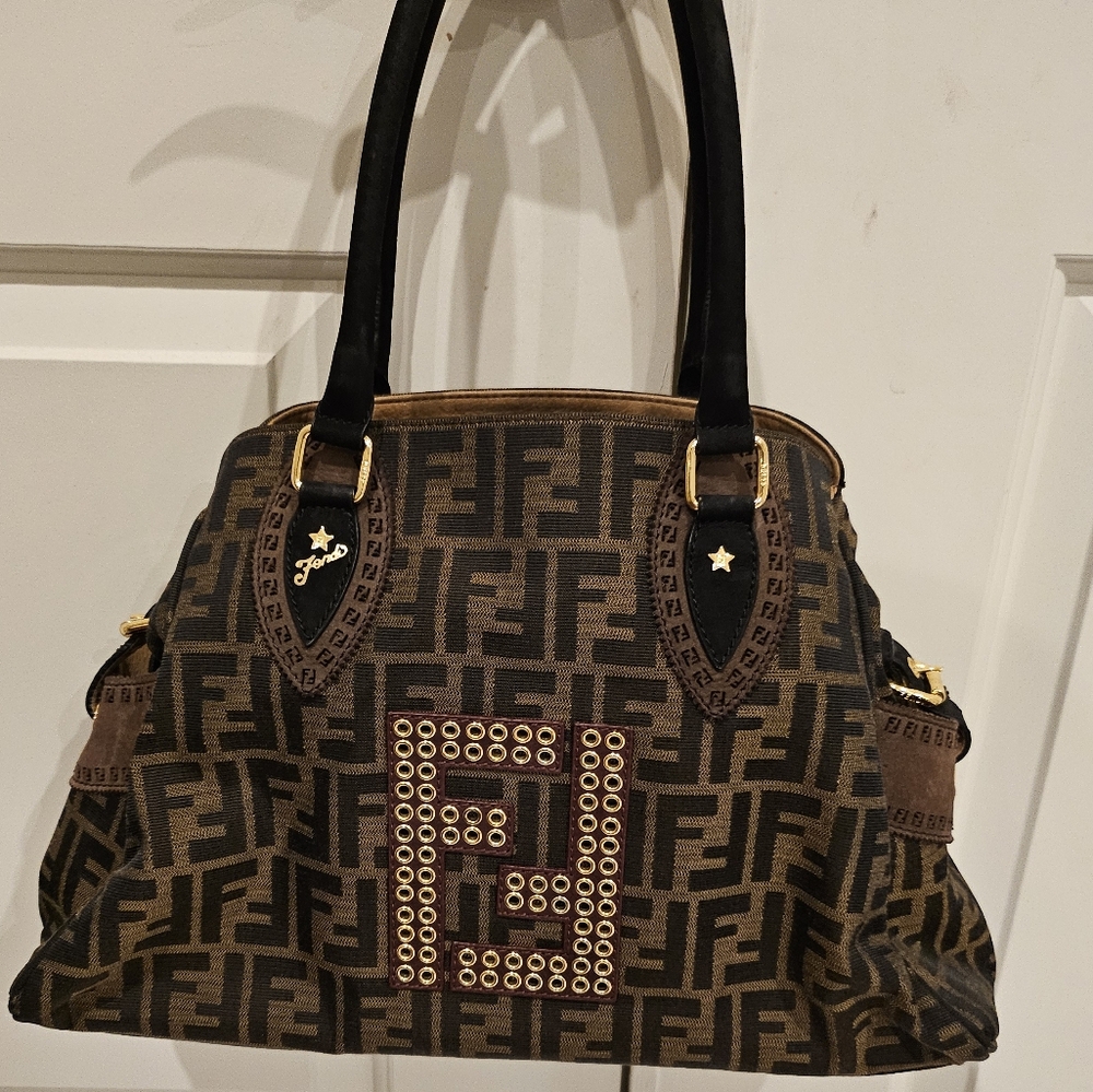 Fendi zucca hobo bag